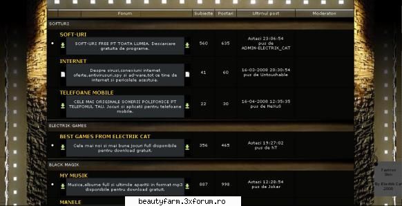 template theme skinuri pt forumurile 3xforum - subiectul cu numarul 6.000 - FLASH,HTML,JAVA SCRIPT,PHP...
