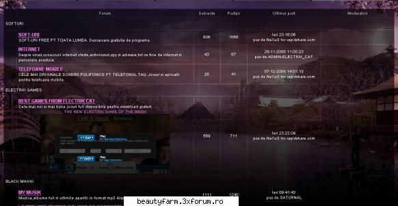 template theme skinuri pt forumurile 3xforum - Attractor violet PENTRU A - FLASH,HTML,JAVA SCRIPT,PHP...
